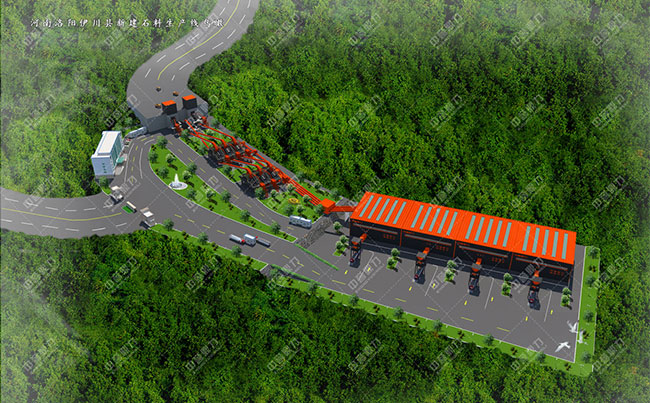 河南洛阳时产2200-2600吨环保石料加工厂